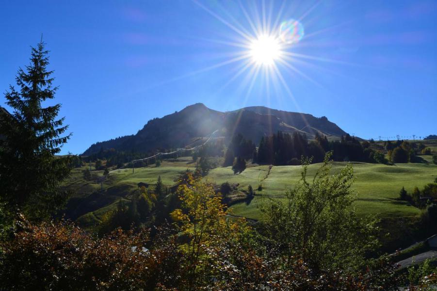 Skiverleih 2-Zimmer-Appartment für 4 Personen (SSE) - Résidence la Vardase - Le Grand Bornand - Balkon