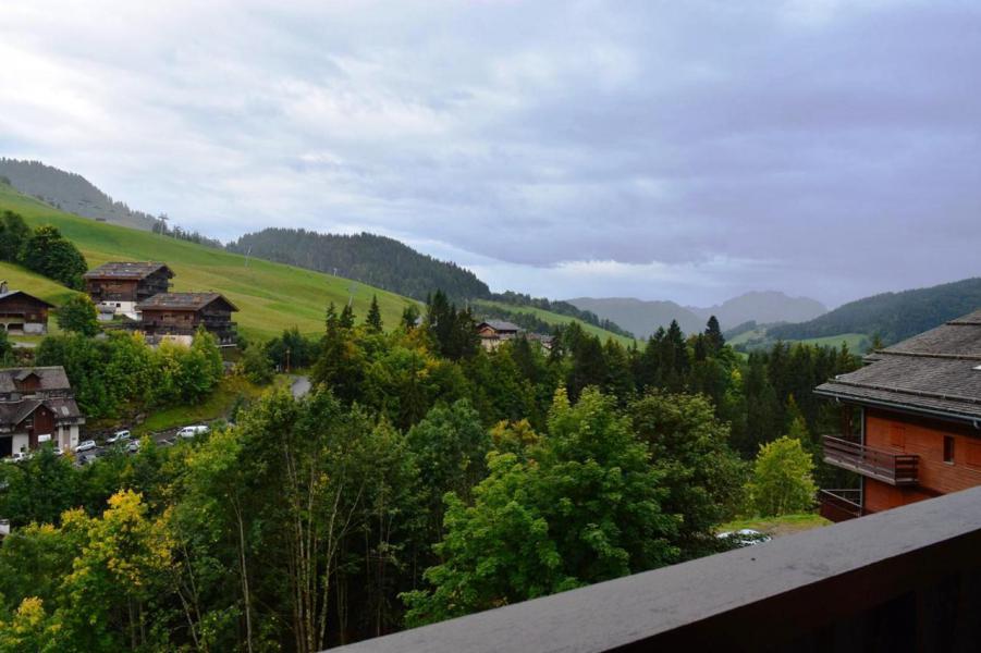 Skiverleih 2-Zimmer-Appartment für 5 Personen (1D) - Résidence la Vardase - Le Grand Bornand - Balkon