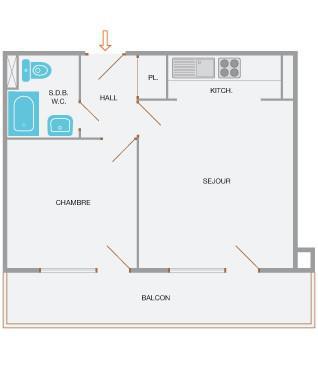 Skiverleih 2-Zimmer-Appartment für 5 Personen (2E) - Résidence la Vardase - Le Grand Bornand
