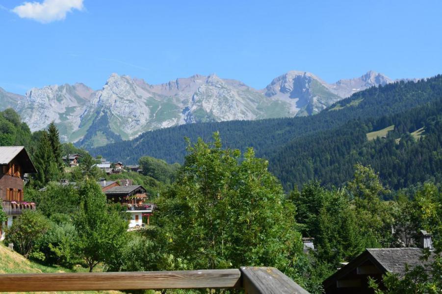 Skiverleih 3-Zimmer-Appartment für 6 Personen (E) - Résidence le Caribou - Le Grand Bornand - Balkon