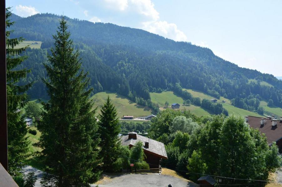 Skiverleih 3 Zimmer Maisonettewohnung für 7 Personen (A08) - Résidence le Catalpa - Le Grand Bornand - Balkon