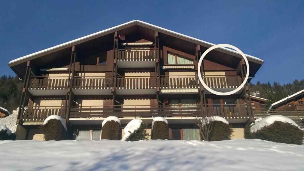 Аренда на лыжном курорте Апартаменты 2 комнат 5 чел. (01) - Résidence le Champel - Le Grand Bornand - зимой под открытым небом