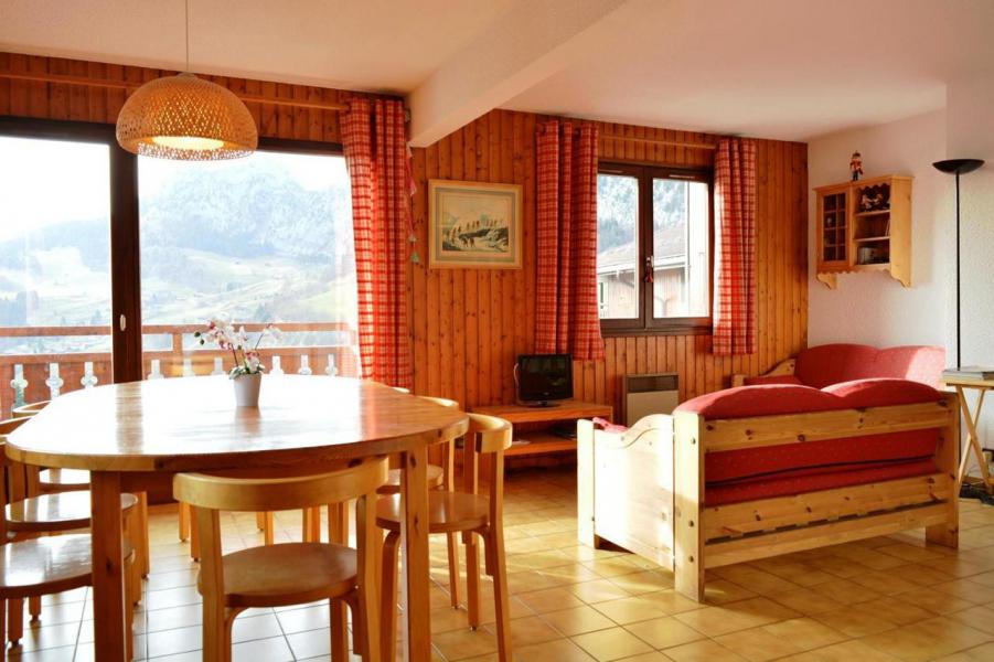 Rent in ski resort 3 room mezzanine apartment 6 people (520-A) - Résidence le Christiania C - Le Grand Bornand - Living room