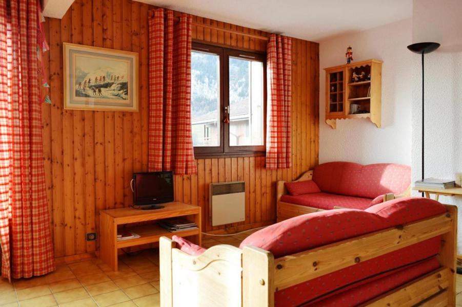 Ski verhuur Appartement 3 kamers mezzanine 6 personen (520-A) - Résidence le Christiania C - Le Grand Bornand - Zitbank