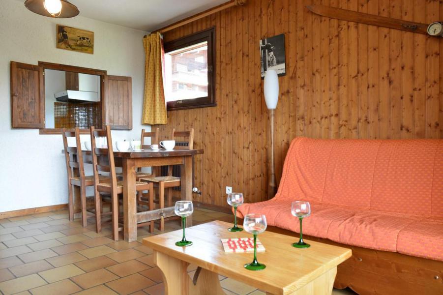 Ski verhuur Appartement 3 kamers 6 personen (1G) - Résidence le Cristal - Le Grand Bornand - Woonkamer