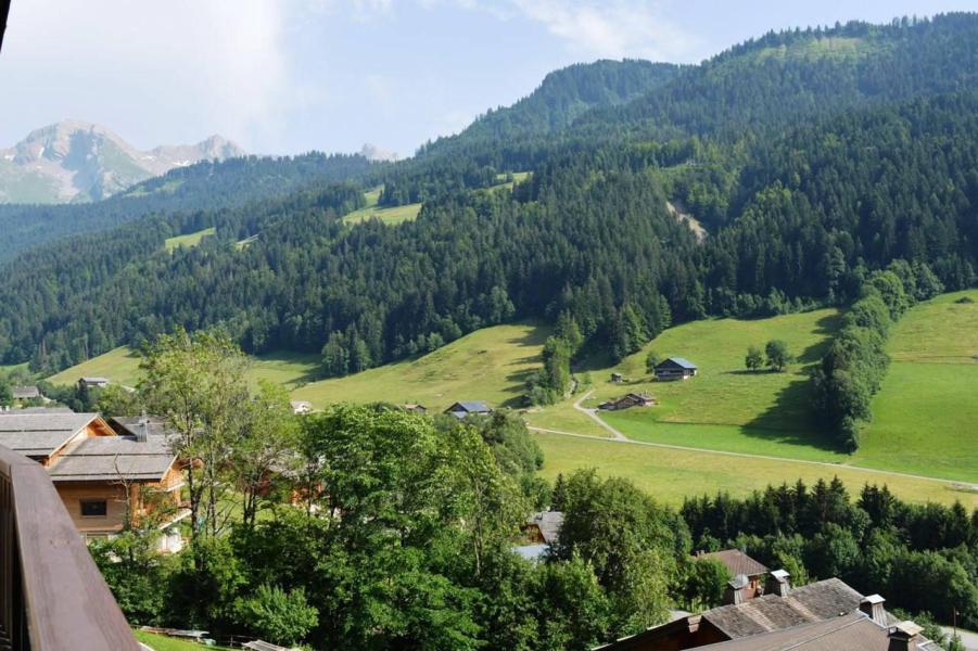 Ski verhuur Appartement 4 kamers 6 personen (75) - Résidence le Cristal - Le Grand Bornand - Balkon