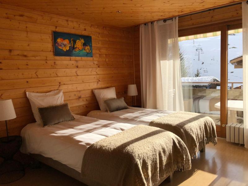 Skiverleih 4-Zimmer-Holzhütte für 9 Personen - Résidence le Grépon - Le Grand Bornand - Schlafzimmer