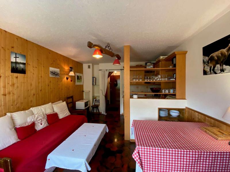 Ski verhuur Appartement 2 kamers 5 personen (2B) - Résidence le Planay - Le Grand Bornand - Woonkamer