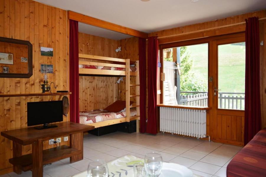 Rent in ski resort Studio 4 people (0B) - Résidence le Planay - Le Grand Bornand - Living room