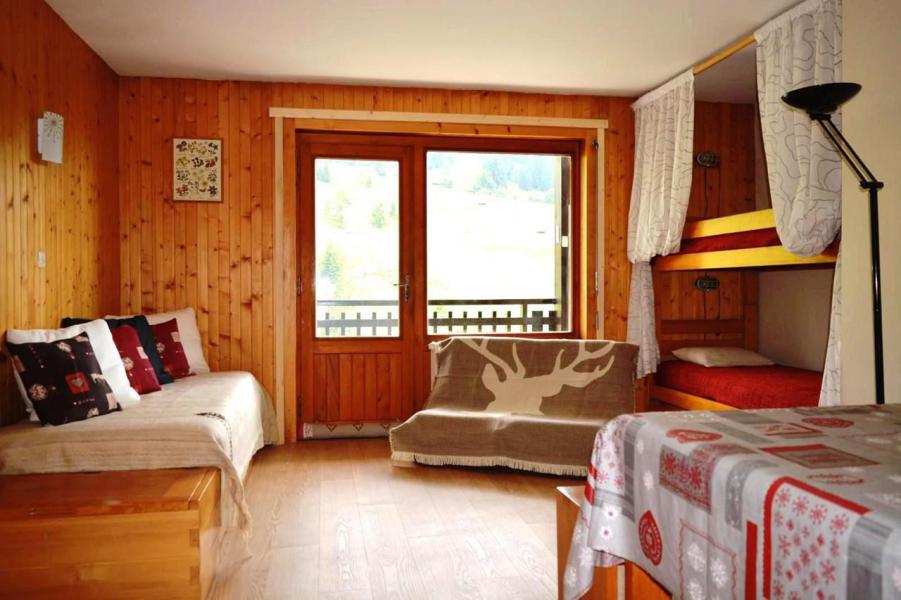 Rent in ski resort Studio 4 people (1B) - Résidence le Planay - Le Grand Bornand - Living room