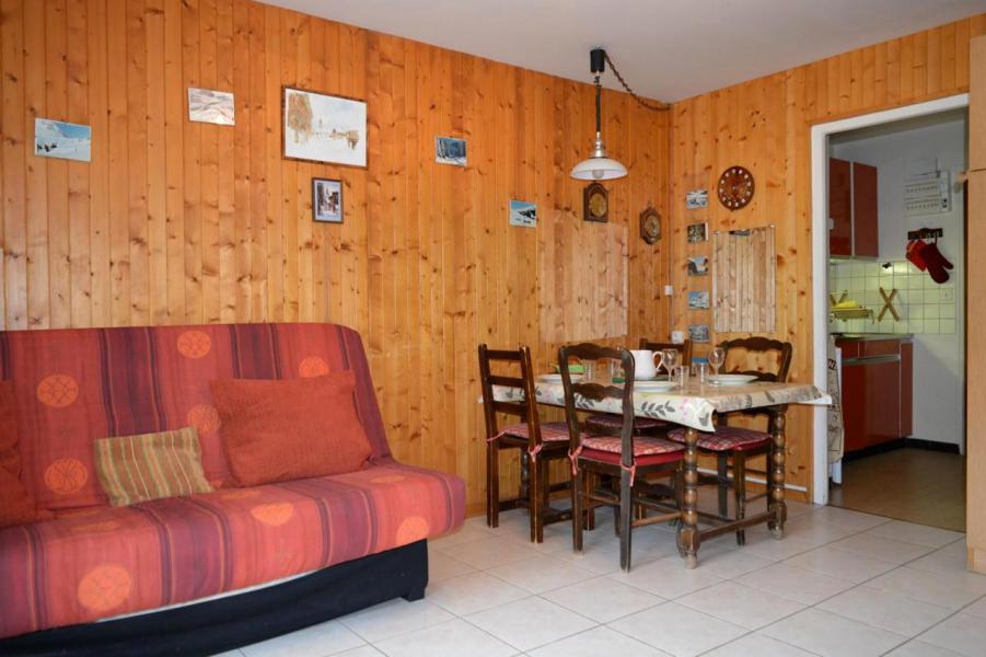 Ski verhuur Studio 4 personen (0B) - Résidence le Planay - Le Grand Bornand - Woonkamer