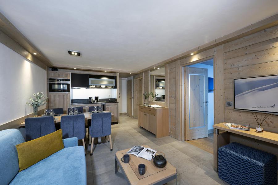 Skiverleih 3-Zimmer-Appartment für 6 Personen (Grand Confort) - Résidence le Roc des Tours - Le Grand Bornand - Wohnzimmer