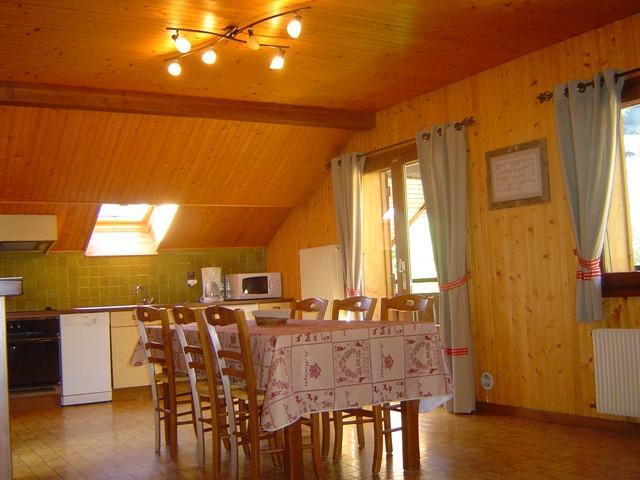 Location au ski Appartement 3 pièces cabine 6 personnes (001) - Résidence le Vieux Noyer - Le Grand Bornand - Séjour