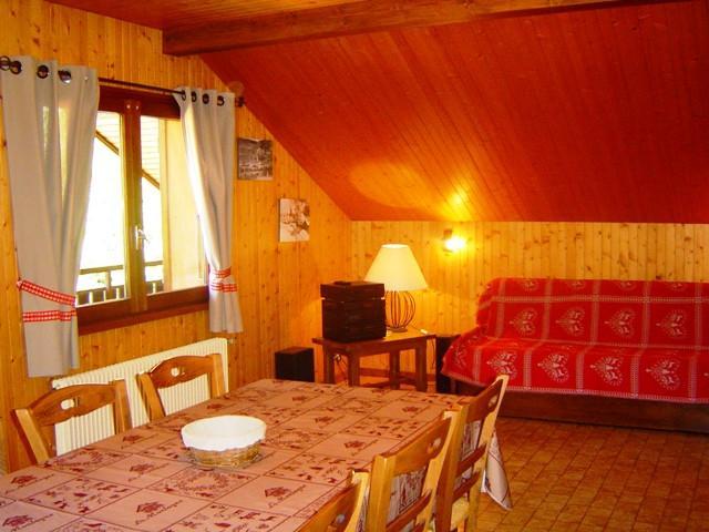 Location au ski Appartement 3 pièces cabine 6 personnes (001) - Résidence le Vieux Noyer - Le Grand Bornand - Séjour
