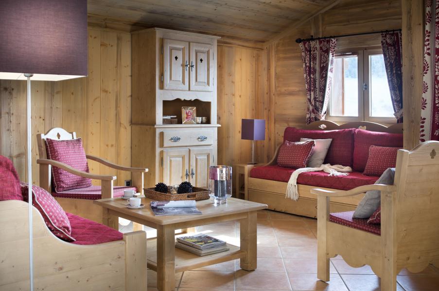 Rent in ski resort Résidence le Village de Lessy - Le Grand Bornand - Living area