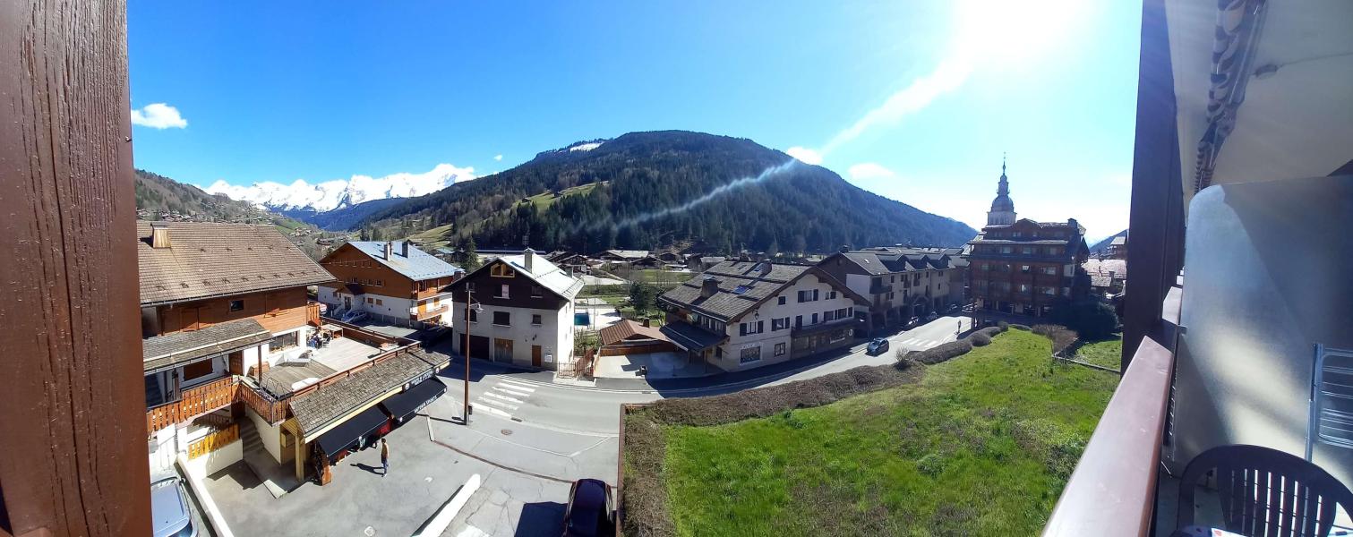 Skiverleih Studio Schlafnische 4 Personen (0S) - Résidence les Arces - Le Grand Bornand - Balkon