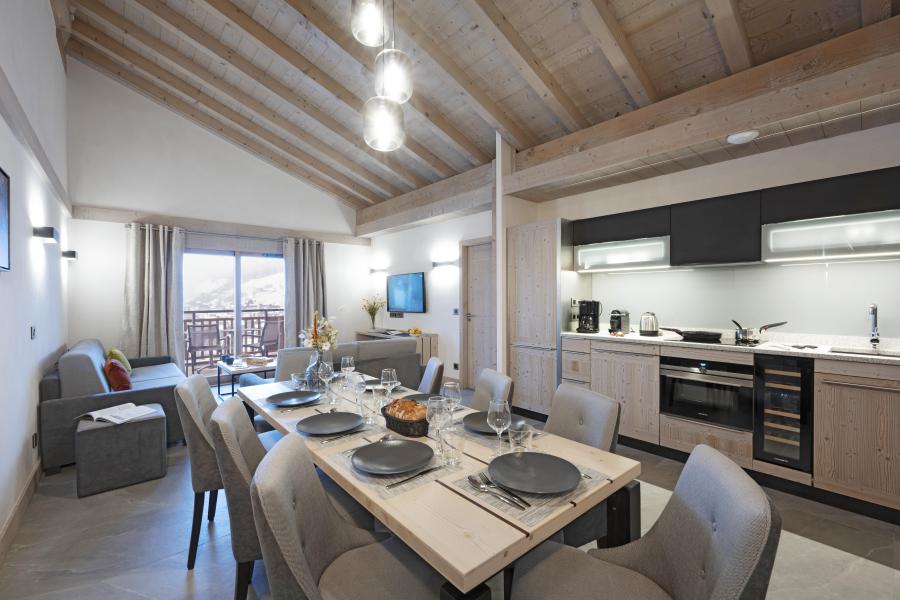 Rent in ski resort 4 room apartment 8 people - Résidence les Chalets de Joy - Le Grand Bornand - Table