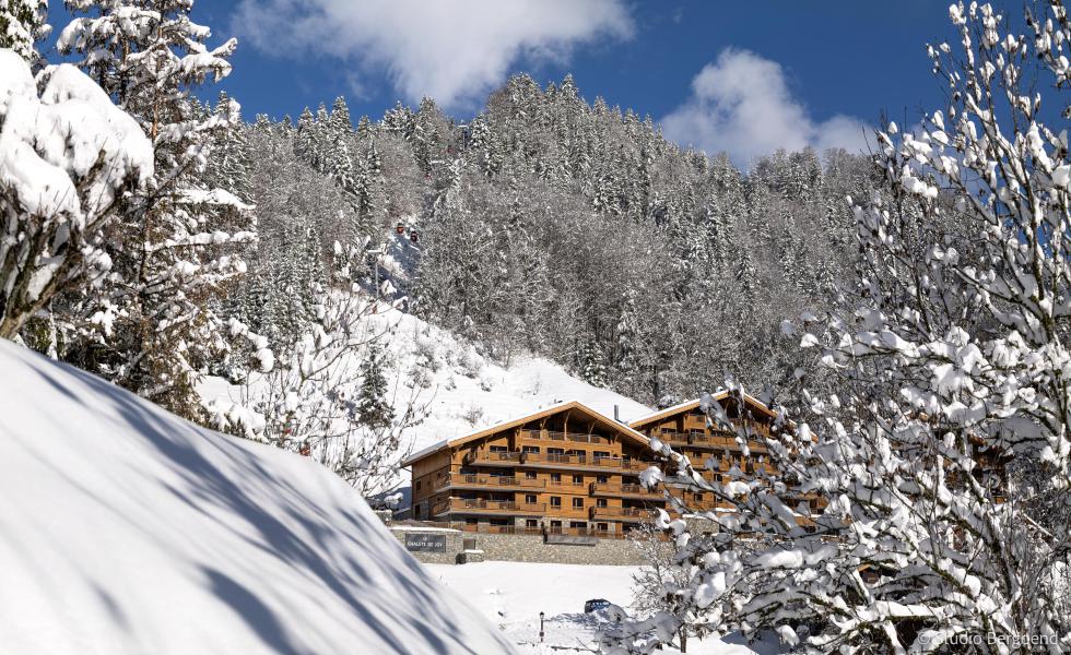 Vacances en montagne Résidence les Chalets de Joy - Le Grand Bornand - Extérieur hiver