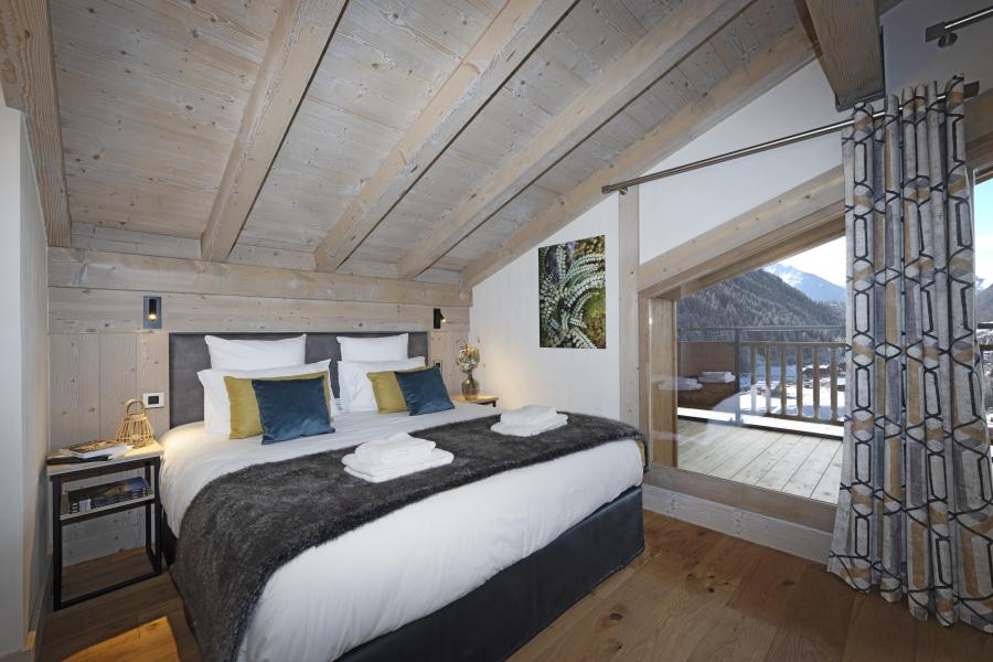 Location au ski Appartement duplex 4 pièces 8 personnes - Résidence les Chalets de Joy - Le Grand Bornand - Chambre mansardée