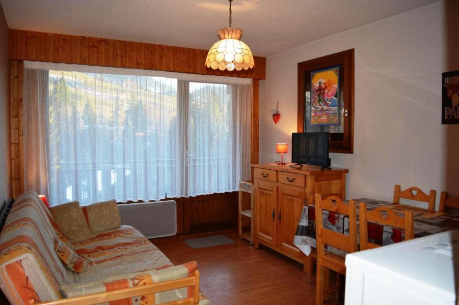 Ski verhuur Studio 4 personen (08) - Résidence les Cîmes - Le Grand Bornand - Woonkamer