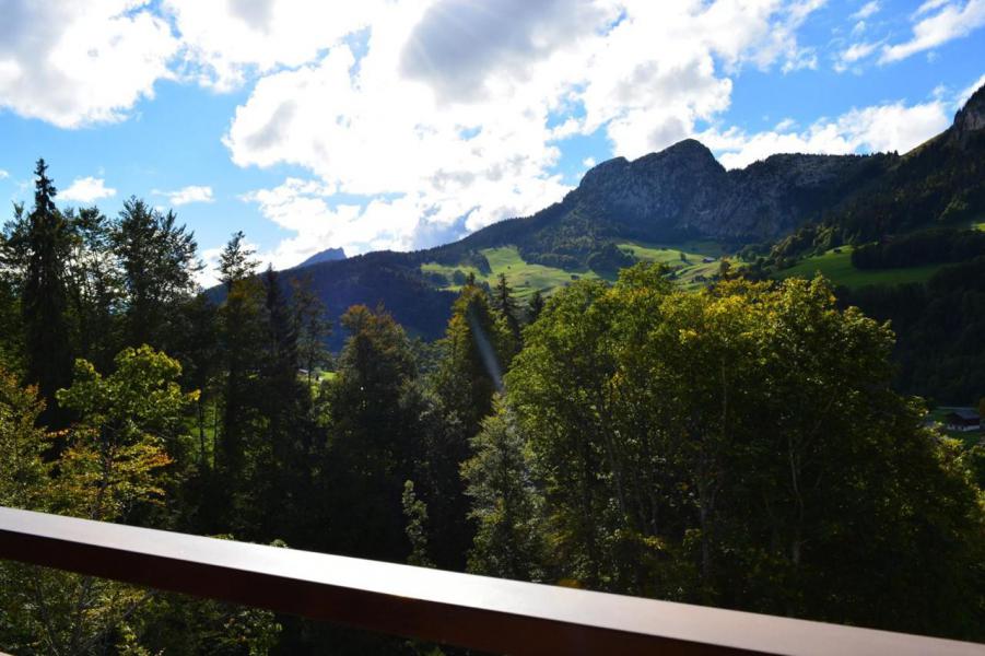 Alquiler al esquí Estudio para 4 personas (301) - Résidence les Cottagnes - Le Grand Bornand - Balcón