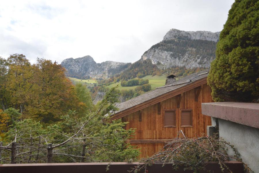 Аренда на лыжном курорте Квартира студия для 4 чел. (008) - Résidence les Cottagnes - Le Grand Bornand - Балкон