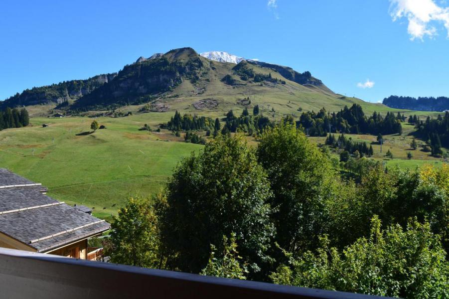 Rent in ski resort 2 room apartment 6 people (1B) - Résidence les Roches Fleuries - Le Grand Bornand - Balcony