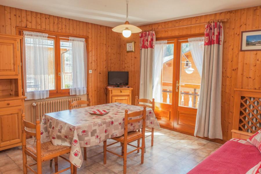 Skiverleih 3-Zimmer-Appartment für 6 Personen (1) - Résidence les Tilleuls - Le Grand Bornand - Wohnzimmer