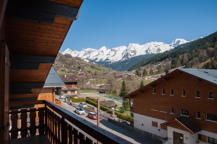 Skiverleih 5-Zimmer-Appartment für 8 Personen - Résidence les Tilleuls - Le Grand Bornand - Terrasse