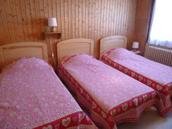 Rent in ski resort Résidence les Tilleuls - Le Grand Bornand - Single bed