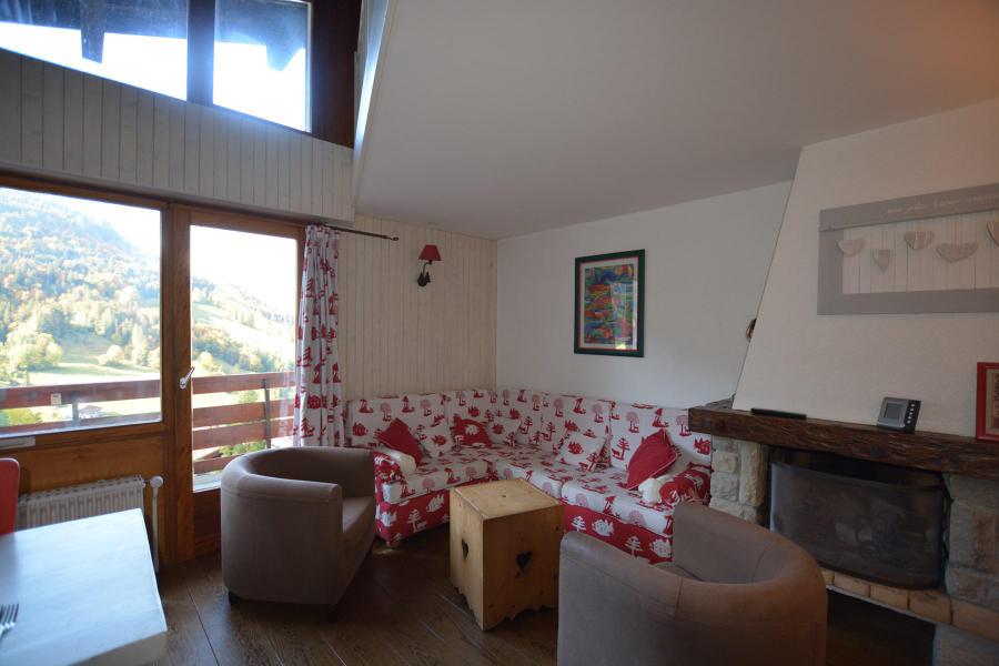 Аренда на лыжном курорте Апартаменты 4 комнат 7 чел. (I2) - Résidence les Violettes - Le Grand Bornand - Салон