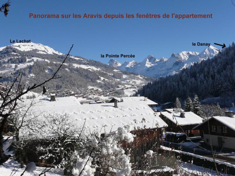 Ski verhuur Studio cabine 4 personen (001) - Résidence Lou R'Bat Pays - Le Grand Bornand