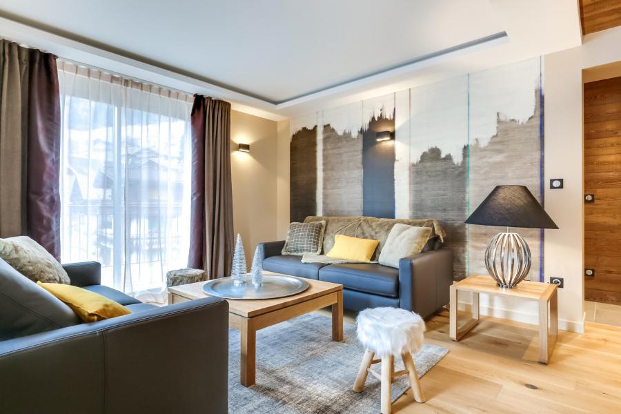 Skiverleih 4-Zimmer-Appartment für 6 Personen - Résidence Maison Betemps - Le Grand Bornand - Kleines Wohnzimmer