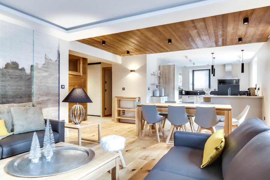 Skiverleih 4-Zimmer-Appartment für 6 Personen - Résidence Maison Betemps - Le Grand Bornand - Wohnzimmer