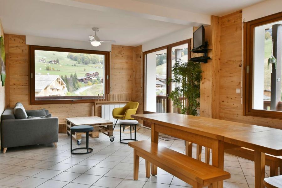 Location au ski Appartement 3 pièces 6-8 personnes - Résidence Paret - Le Grand Bornand - Séjour