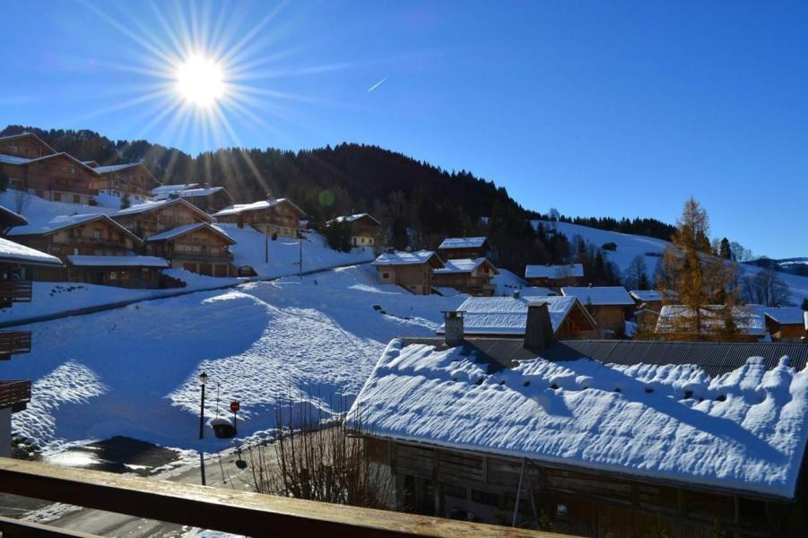 Rent in ski resort 2 room mezzanine apartment 7 people (2F) - Résidence Piste Rouge A - Le Grand Bornand - Terrace