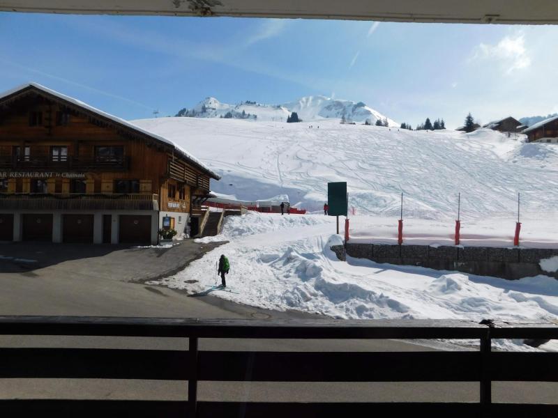 Alquiler al esquí Apartamento 2 piezas para 5 personas (393) - Résidence Piste Rouge B - Le Grand Bornand - Balcón