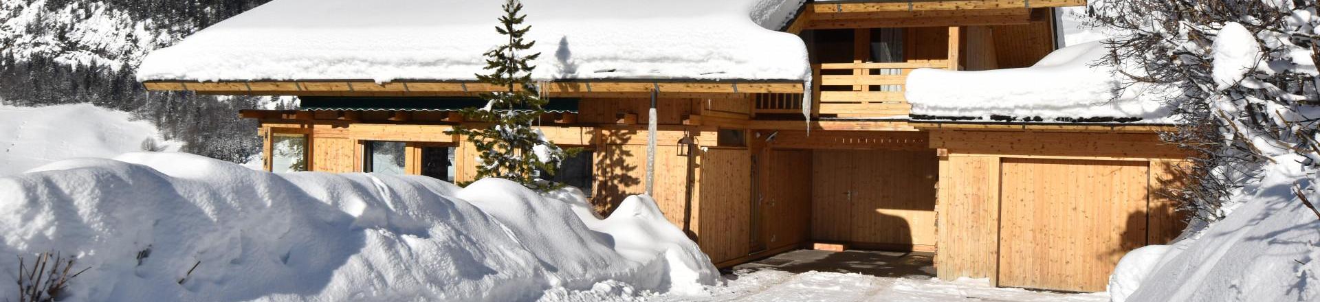 Location au ski Chalet triplex 6 pièces 11 personnes - Chalet d'Anne - Le Grand Bornand - Extérieur hiver