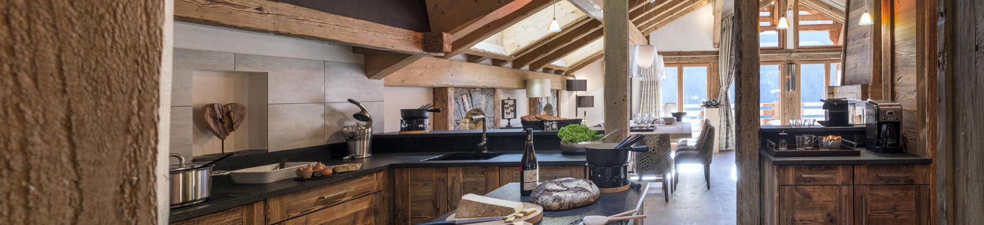 Soggiorno sugli sci Chalet su 3 piani 7 stanze per 10 persone - Chalet la Ferme de Juliette - Le Grand Bornand - Cucina