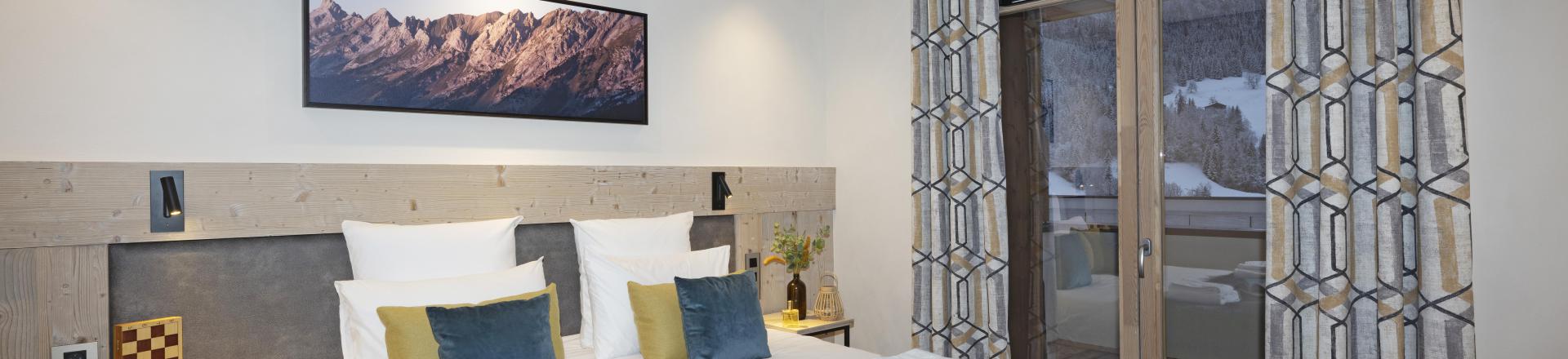 Alquiler al esquí Apartamento 2 piezas para 4 personas - Résidence les Chalets de Joy - Le Grand Bornand - Habitación