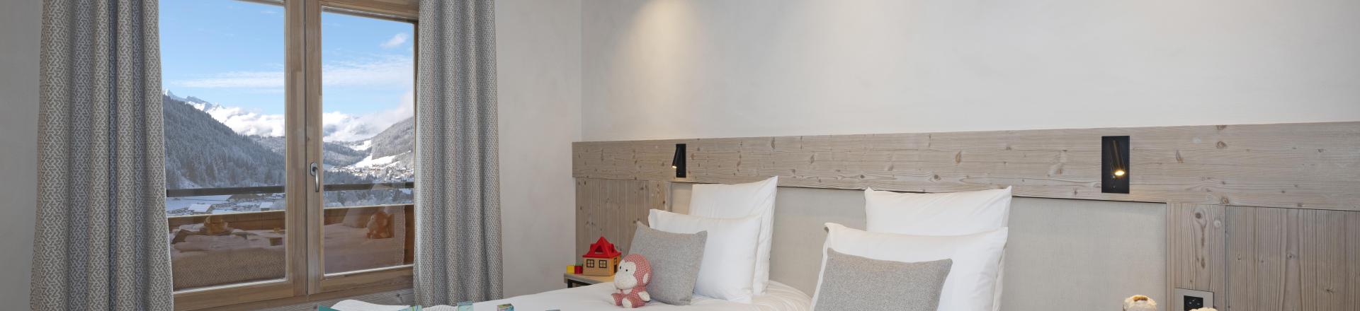 Alquiler al esquí Apartamento 5 piezas para 10 personas - Résidence les Chalets de Joy - Le Grand Bornand - Habitación