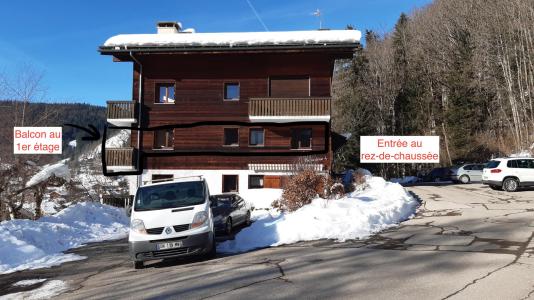 Skiverleih 3-Zimmer-Appartment für 4 Personen (4) - Belvédère - Le Grand Bornand - Draußen im Winter