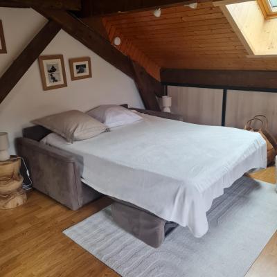 Location au ski Studio 3 personnes - Chalet Bleuet - Le Grand Bornand - Séjour