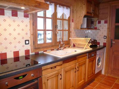 Skiverleih 6-Zimmer-Appartment für 12 Personen (1) - Chalet Bon Vieux Temps - Le Grand Bornand - Kochnische