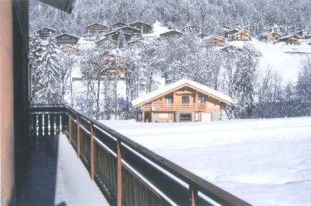 Rent in ski resort 2 room apartment 5 people (3) - Chalet Charvin - Le Grand Bornand - Balcony