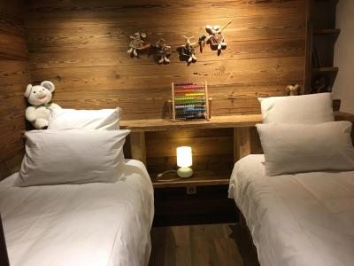 Skiverleih 4-Zimmer-Holzhütte für 6 Personen - Chalet Coeur de neige - Le Grand Bornand - Einzelbett