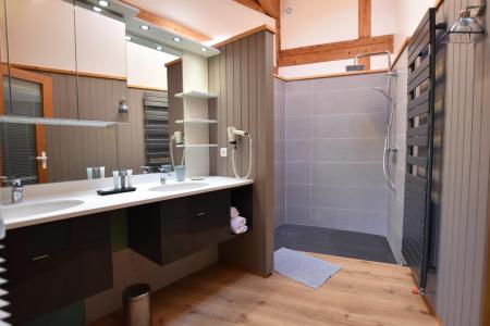 Rent in ski resort 6 room triplex chalet 11 people - Chalet d'Anne - Le Grand Bornand - Shower room