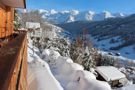 Аренда на лыжном курорте Апартаменты 2 комнат кабин 4 чел. - Chalet Etche Ona - Le Grand Bornand - зимой под открытым небом