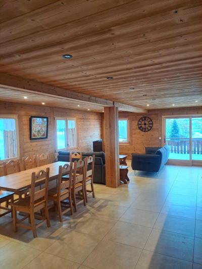 Skiverleih 5-Zimmer-Appartment für 9 Personen - Chalet Fontaine - Le Grand Bornand - Wohnzimmer