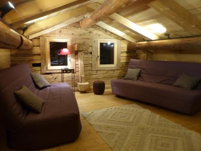 Skiverleih 4 Zimmer Maisonettewohnung für 10 Personen (2) - Chalet Gîte la Matte - Le Grand Bornand - Wohnzimmer